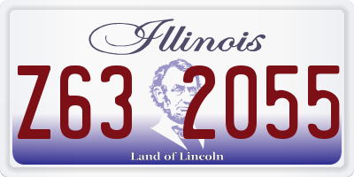 IL license plate Z632055