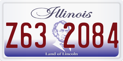 IL license plate Z632084