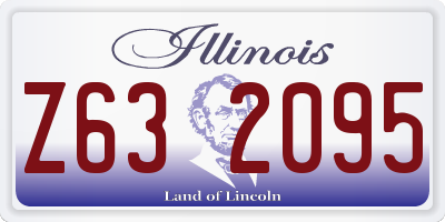 IL license plate Z632095