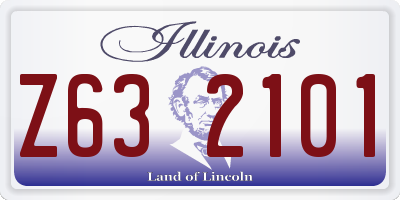 IL license plate Z632101