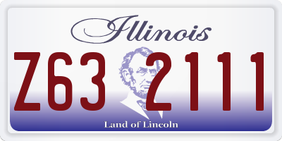 IL license plate Z632111