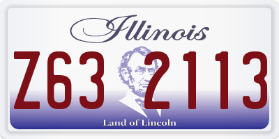 IL license plate Z632113