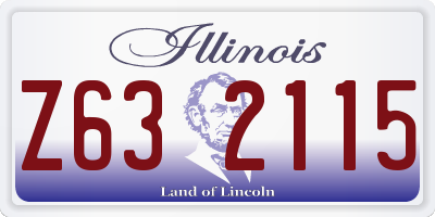 IL license plate Z632115