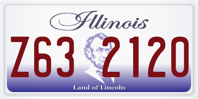 IL license plate Z632120