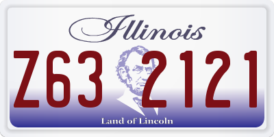 IL license plate Z632121