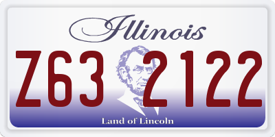 IL license plate Z632122
