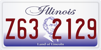 IL license plate Z632129