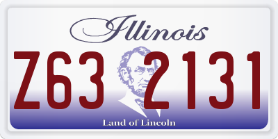 IL license plate Z632131
