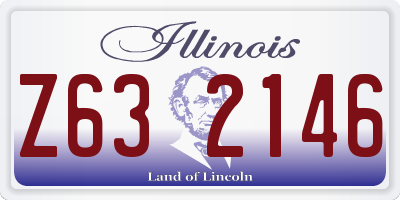 IL license plate Z632146