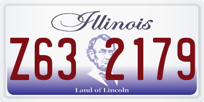 IL license plate Z632179
