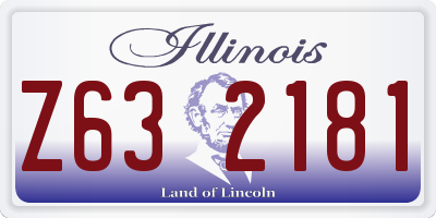 IL license plate Z632181