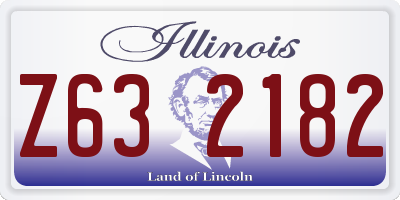 IL license plate Z632182