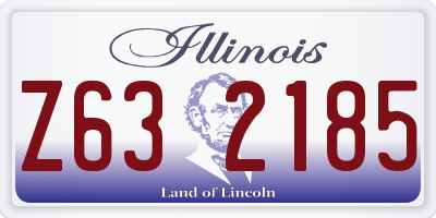 IL license plate Z632185