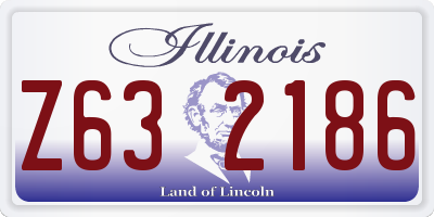 IL license plate Z632186