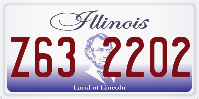 IL license plate Z632202