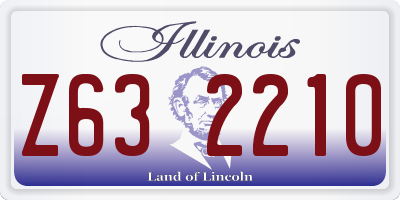 IL license plate Z632210