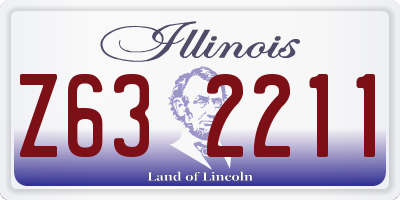 IL license plate Z632211