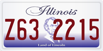 IL license plate Z632215