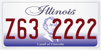 IL license plate Z632222