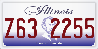 IL license plate Z632255