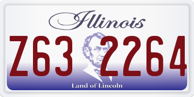 IL license plate Z632264