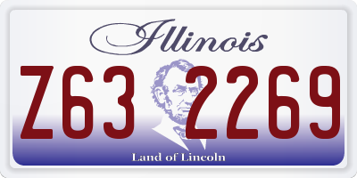IL license plate Z632269