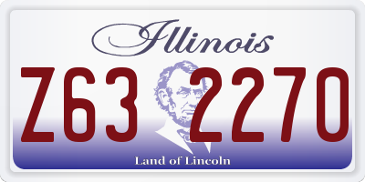 IL license plate Z632270