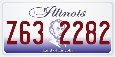 IL license plate Z632282