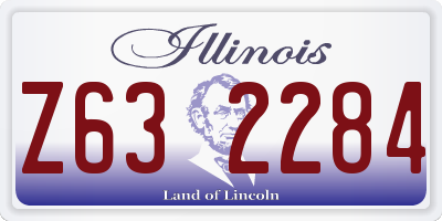 IL license plate Z632284