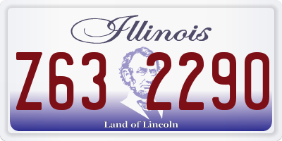 IL license plate Z632290