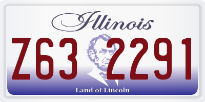IL license plate Z632291