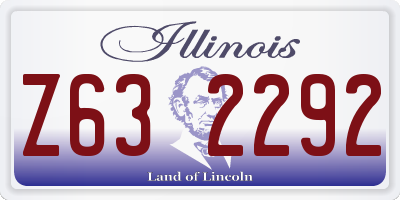 IL license plate Z632292
