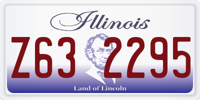 IL license plate Z632295