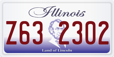 IL license plate Z632302