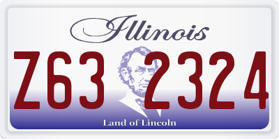 IL license plate Z632324