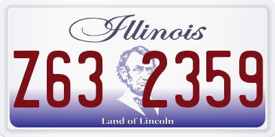 IL license plate Z632359