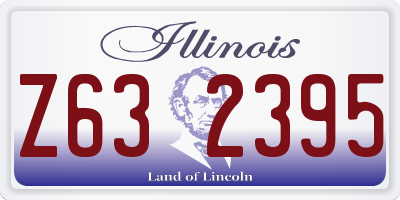 IL license plate Z632395