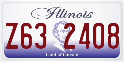 IL license plate Z632408