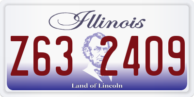 IL license plate Z632409