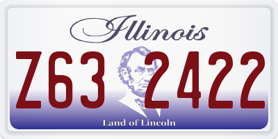 IL license plate Z632422