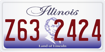 IL license plate Z632424
