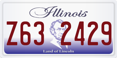 IL license plate Z632429