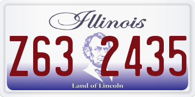 IL license plate Z632435