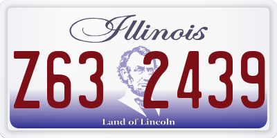 IL license plate Z632439