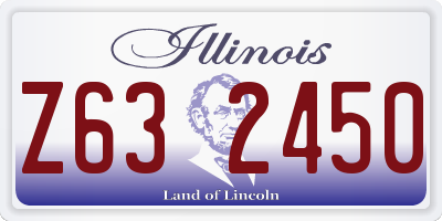 IL license plate Z632450