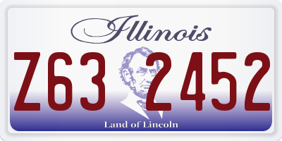 IL license plate Z632452