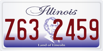 IL license plate Z632459