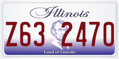IL license plate Z632470