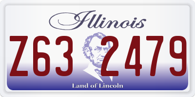 IL license plate Z632479