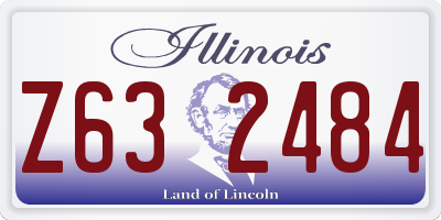 IL license plate Z632484